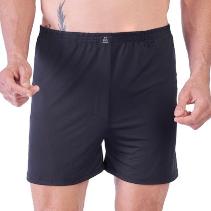 Cueca Samba Canção Suede Tamanho:Gg;Cor:Preto