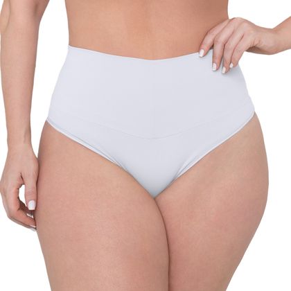 Calcinha Cinta Plus Size Tamanho:52;Cor:Branco