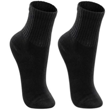 Kit 3 Pares De Meias Cano Alto Tamanho:38/42;Cor:Preto