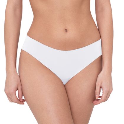 Calcinha Fio Dental Sem Costura Tamanho:P;Cor:Branco