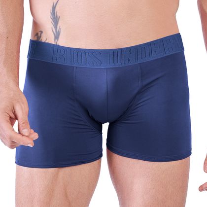 Cueca Boxer Poliamida Tamanho:M;Cor:Marinho