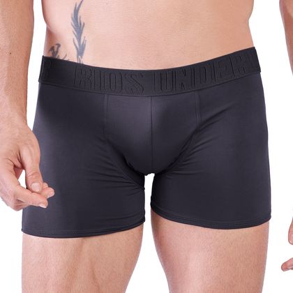 Cueca Boxer Poliamida Tamanho:G;Cor:Preto